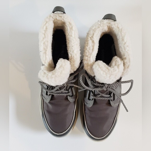Sorel Explorer Carnival Women's Gray  Boot Size 6 - Picture 3 of 9